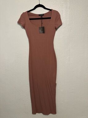 See You Monday Maxi Scoop Neck Dress Size Medium